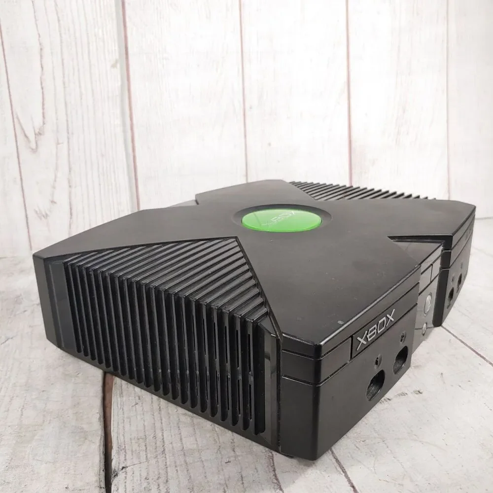 Original OG Xbox Console w/ UnleashX Dashboard - No Disc Drive - TESTED WORKING